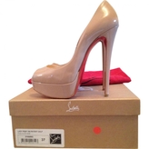 Thumbnail for your product : Christian Louboutin Lady Peep Vernis 150