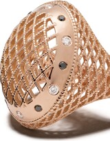 Thumbnail for your product : Botier 18kt rose gold Galaxy diamond ring