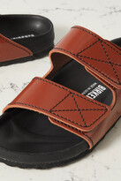 Thumbnail for your product : Proenza Schouler + Birkenstock Arizona Patent-leather Sandals - Red
