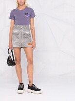 Thumbnail for your product : Diesel pigment-dyed printed T-shirt