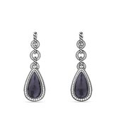 Thumbnail for your product : David Yurman Anjou Drop Earrings with Black Orchid and Diamonds