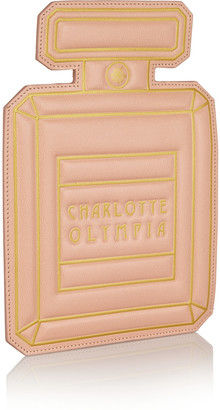 Charlotte Olympia P - Perfume leather clutch