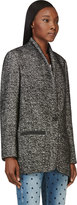 Thumbnail for your product : Etoile Isabel Marant Black & White Herringbone Denver Jacket