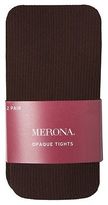 Thumbnail for your product : Merona Women's Opaque and Ribbed Tights 2-Pack