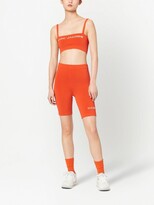 Thumbnail for your product : Marc Jacobs Logo-Knit Bandeau Cropped Top
