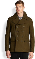 Thumbnail for your product : Burberry Ellingham Wool & Cashmere Double-Breasted Peacoat