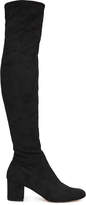 Thumbnail for your product : Reiss MARGI OVER-THE-KNEE SUEDE BOOTS Black