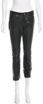 Thumbnail for your product : Derek Lam 10 Crosby Leather Straight-Leg Pants
