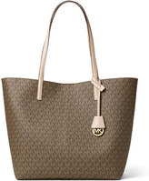 Thumbnail for your product : MICHAEL Michael Kors Hayley Large East-West Logo-Print Tote Bag