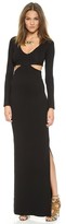 Thumbnail for your product : Mara Hoffman Deep V Side Cutout Gown