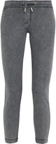 Thumbnail for your product : Zoe Karssen Basic faded cotton-blend jersey track pants