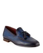 Thumbnail for your product : Magnanni Men's Leather Slip-On Loafers with Tassels