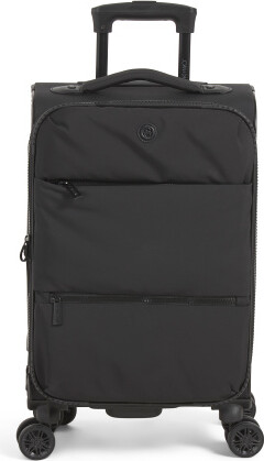 TJMAXX 21In Softside Spinner And 18In Drop Bottom Weekender, Leather