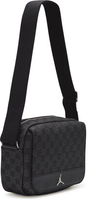 Black Jordan Monogram Crossbody Bag