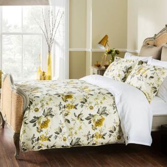 Christy Ochre 'Orchid' bed linen
