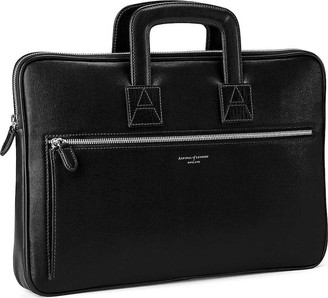 Aspinal of London Connaught saffiano leather document case
