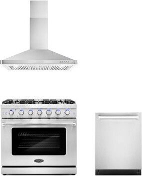 Cosmo 3 Piece Kitchen Package with 36\