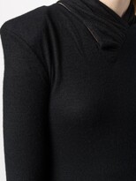 Thumbnail for your product : Unravel Project Padded Shoulders Knitted Jumper
