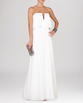 Thumbnail for your product : BCBGMAXAZRIA Gown - Alyse Strapless Notched Blouson