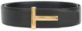 Thumbnail for your product : Tom Ford pebbled T belt