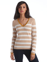 Thumbnail for your product : Lord & Taylor Cashmere V-Neck Pullover Sweater