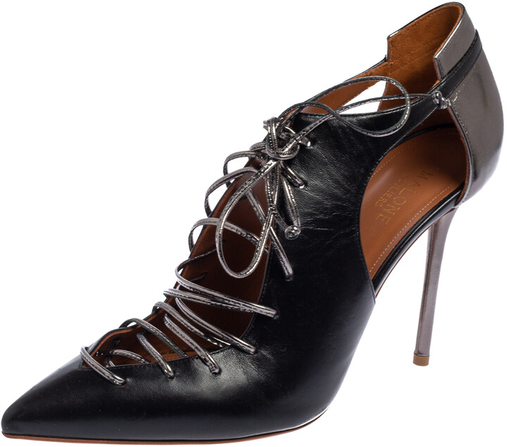 Details about   Stylish New Women's Pointed Toe Heels Lace Up Patent Leather Pumps Shoes Size