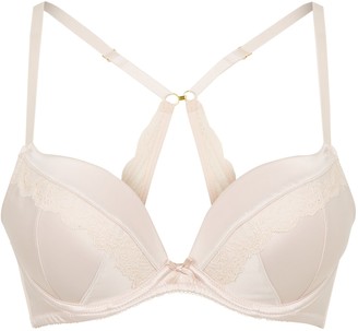 New Look Satin Bow Front Push-Up Bra