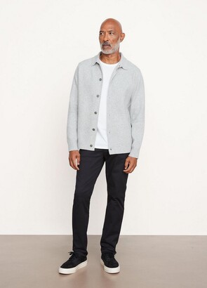 Vince Felted Button-Down Overshirt