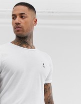 Thumbnail for your product : Religion roll sleeve logo t-shirt in white
