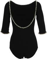 Thumbnail for your product : Marc Jacobs Faux-pearl Embellished Bodysuit