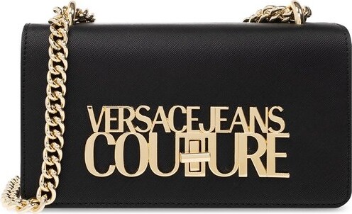 Versace Jeans Couture Logo Lettering Foldover Top Shoulder Bag - ShopStyle
