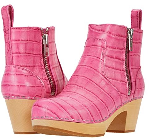 Swedish Hasbeens Pink Women's Shoes 