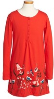 Thumbnail for your product : Tea Collection 'Märchenwald' Graphic Henley Dress (Toddler Girls, Little Girls & Big Girls)
