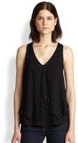 Thumbnail for your product : Ella Moss Stella Draped-Tier Tank
