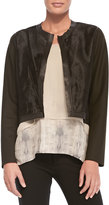 Thumbnail for your product : Elie Tahari Astor Cropped Perforated Jacket