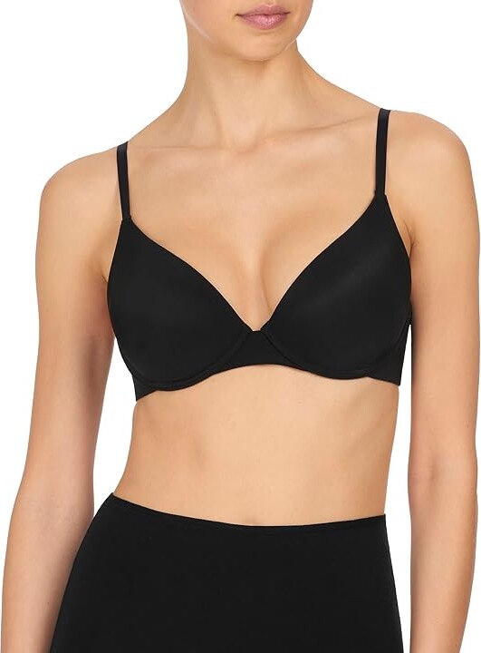 Natori Minimal Convertible Push-Up 727229 Women's Bra Black : 30DDD, Nylon/Spandex