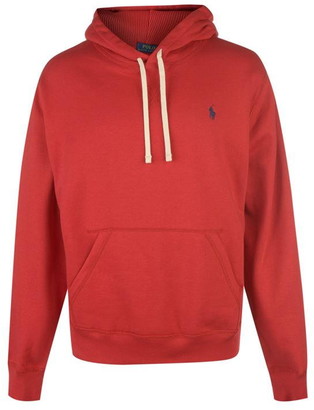 red hoodie polo