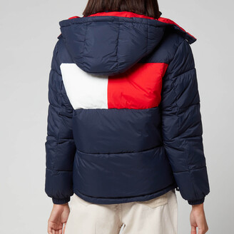 Tommy Jeans Women's Colourblock Contrast Hood Jacket