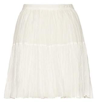 Saint Laurent Cotton jacquard skirt