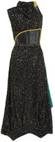 Thumbnail for your product : Loewe Embellished cutout knit midi dress