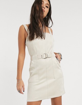 bershka white dress