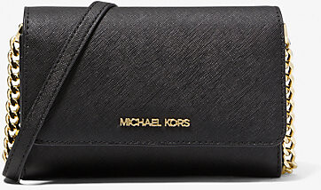 Michael Kors Jet Set Travel Medium Saffiano Leather Crossbody Bag –  shopmixusa