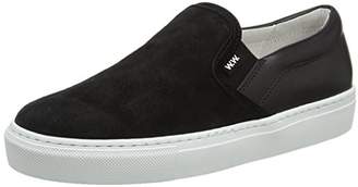 Wood Wood Shoes Unisex Adults' Quinn Slip On Low-Top Sneakers, (Black Ww), 41 EU