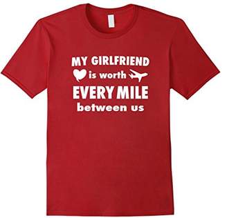 My Girlfriend is Worth Every Mile Between Us Tee Shirt