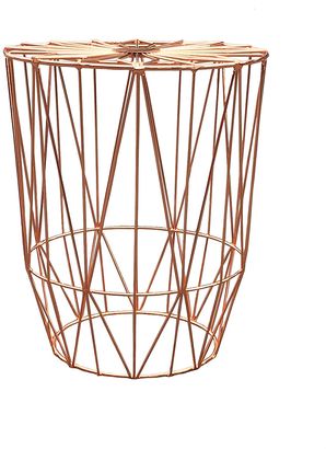 Life Interiors Outdoor Coffee & Side Tables Studio Outdoor Wire Side Table, Copper
