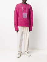 Thumbnail for your product : Jacquemus Albi textured crew neck jumper