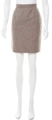 Giorgio Armani Knee-Length Wool Skirt