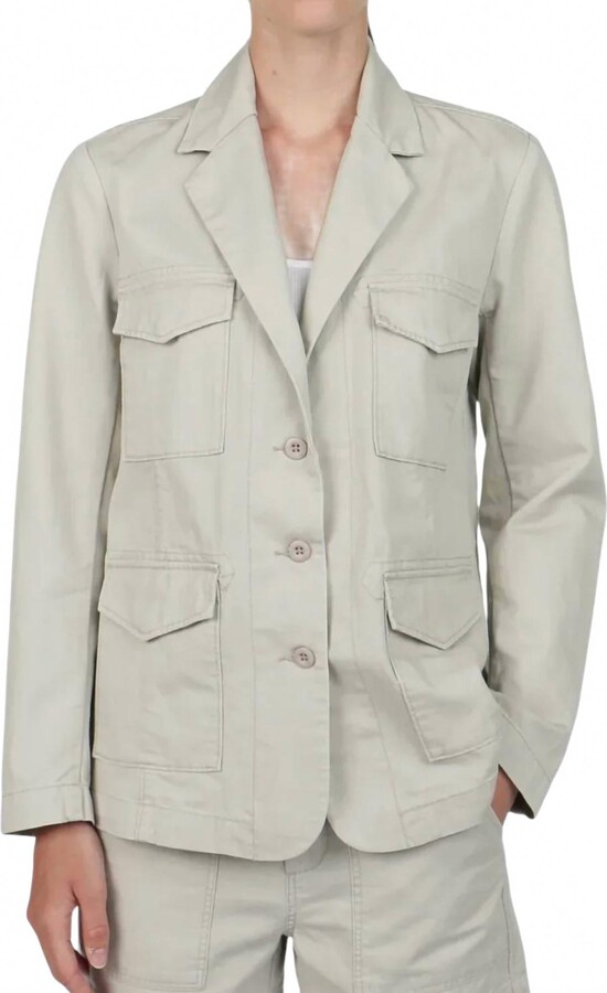 G1 Military Jacket In Stone