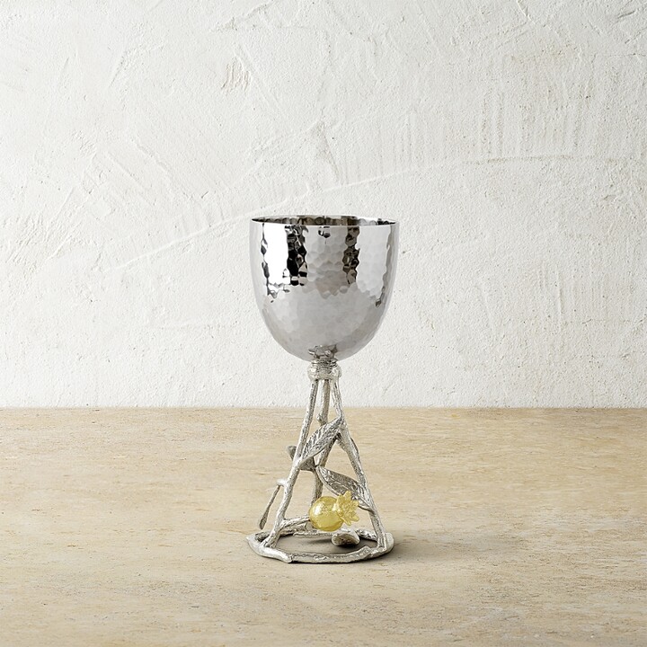 Michael Aram Pomegranate Silver and Gold Kiddush Cup