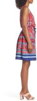 Thumbnail for your product : Eliza J Built-In Tie Fit & Flare Dress